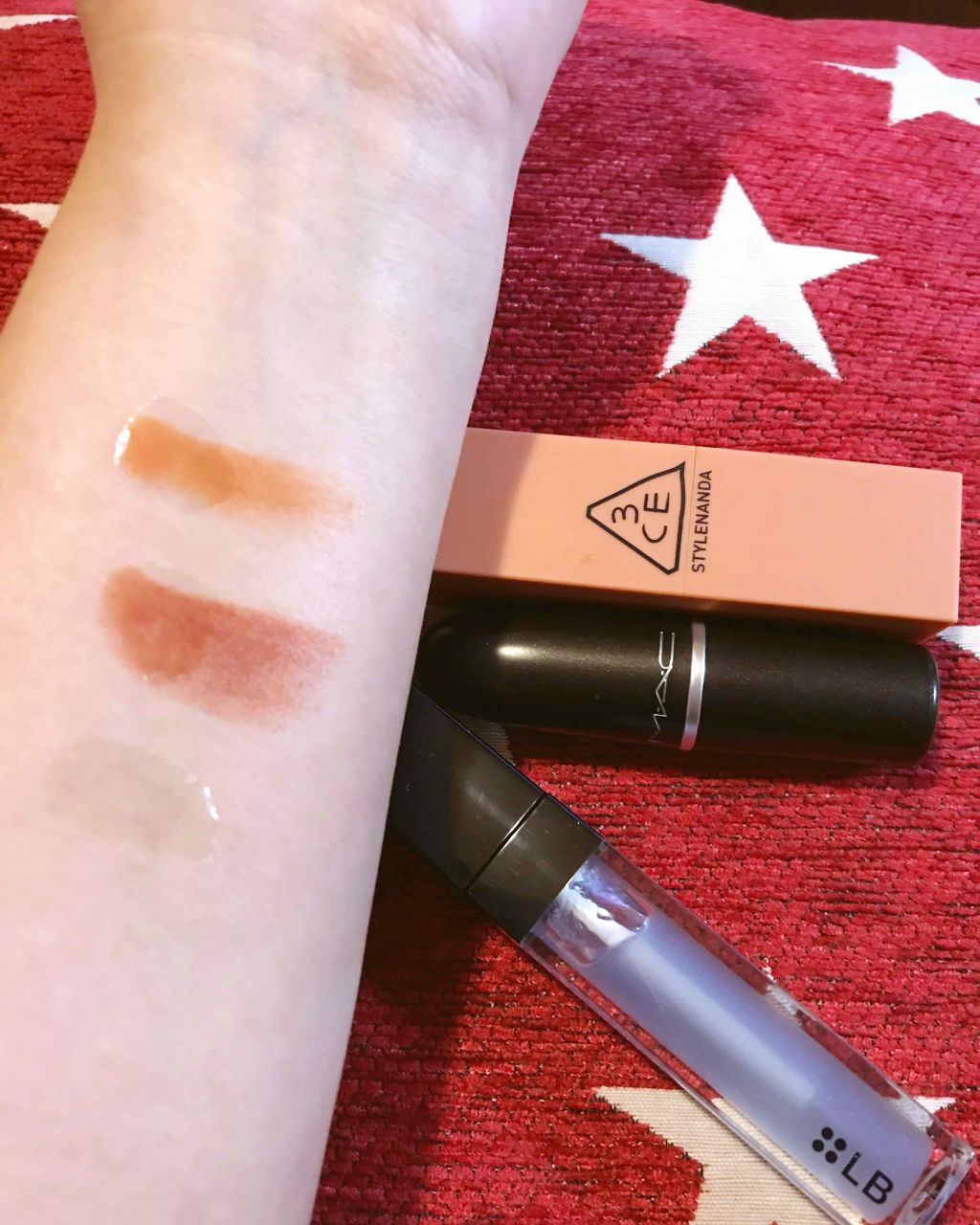 スパイシージェリーリップグロス ラベンダーパープル/LB/リップグロスを使ったクチコミ（2枚目）