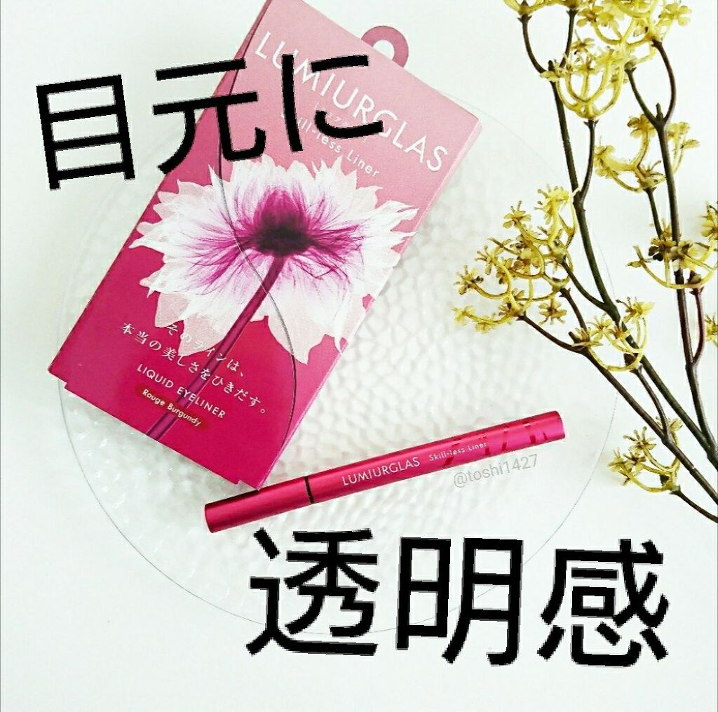 スキルレスライナー/LUMIURGLAS/リキッドアイライナーを使ったクチコミ（1枚目）