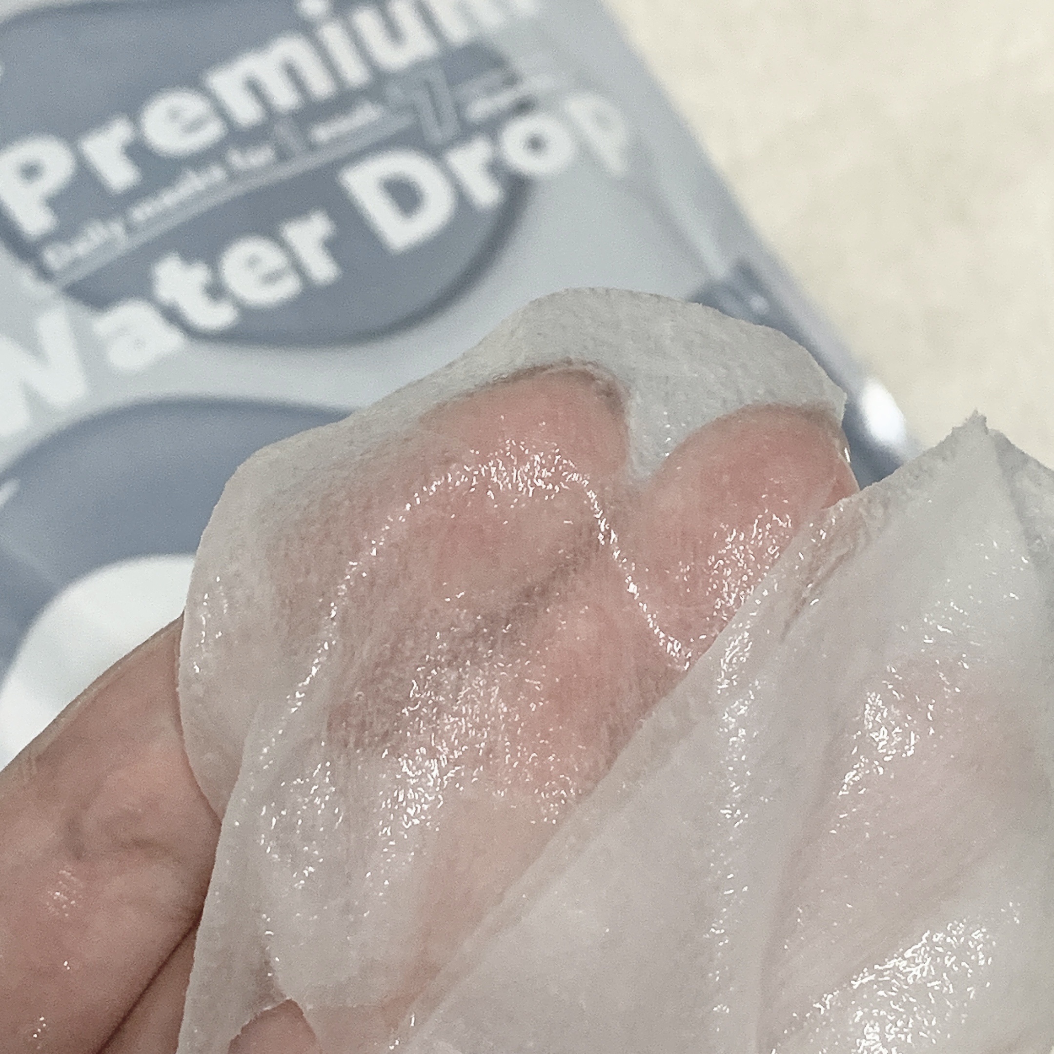 プレミアムウォータードロップ/Omochi+/シートマスク・パックを使ったクチコミ（3枚目）