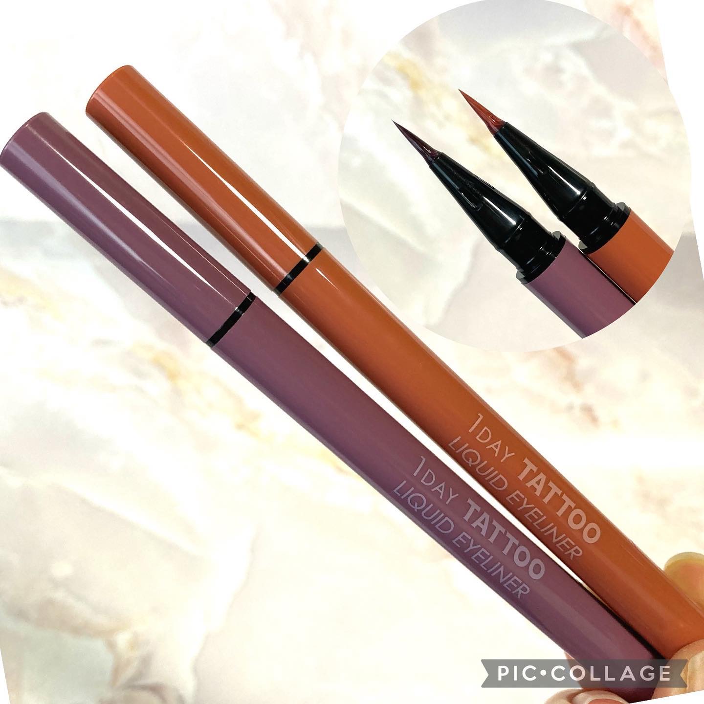 1DAY TATTOO リキッドアイライナー 09 ライラック/K-パレット/リキッドアイライナーを使ったクチコミ（3枚目）