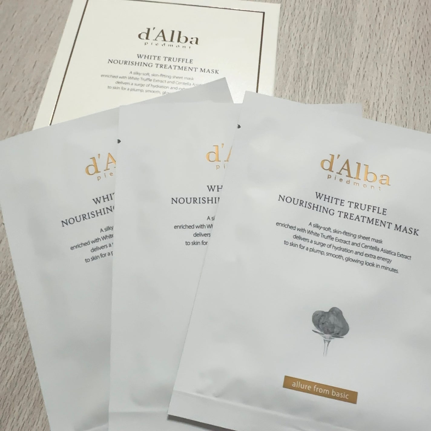 ホワイトトリュフナリシングトリートメントマスク/ダルバ/シートマスク・パックを使ったクチコミ(1枚目)