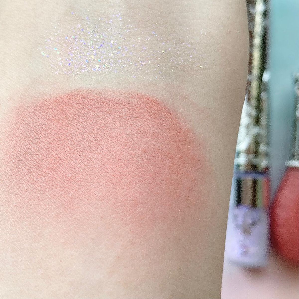 ジルスチュアート ブルームドロップ リップ＆チーク シフォン/JILL STUART/リキッドチークを使ったクチコミ（3枚目）