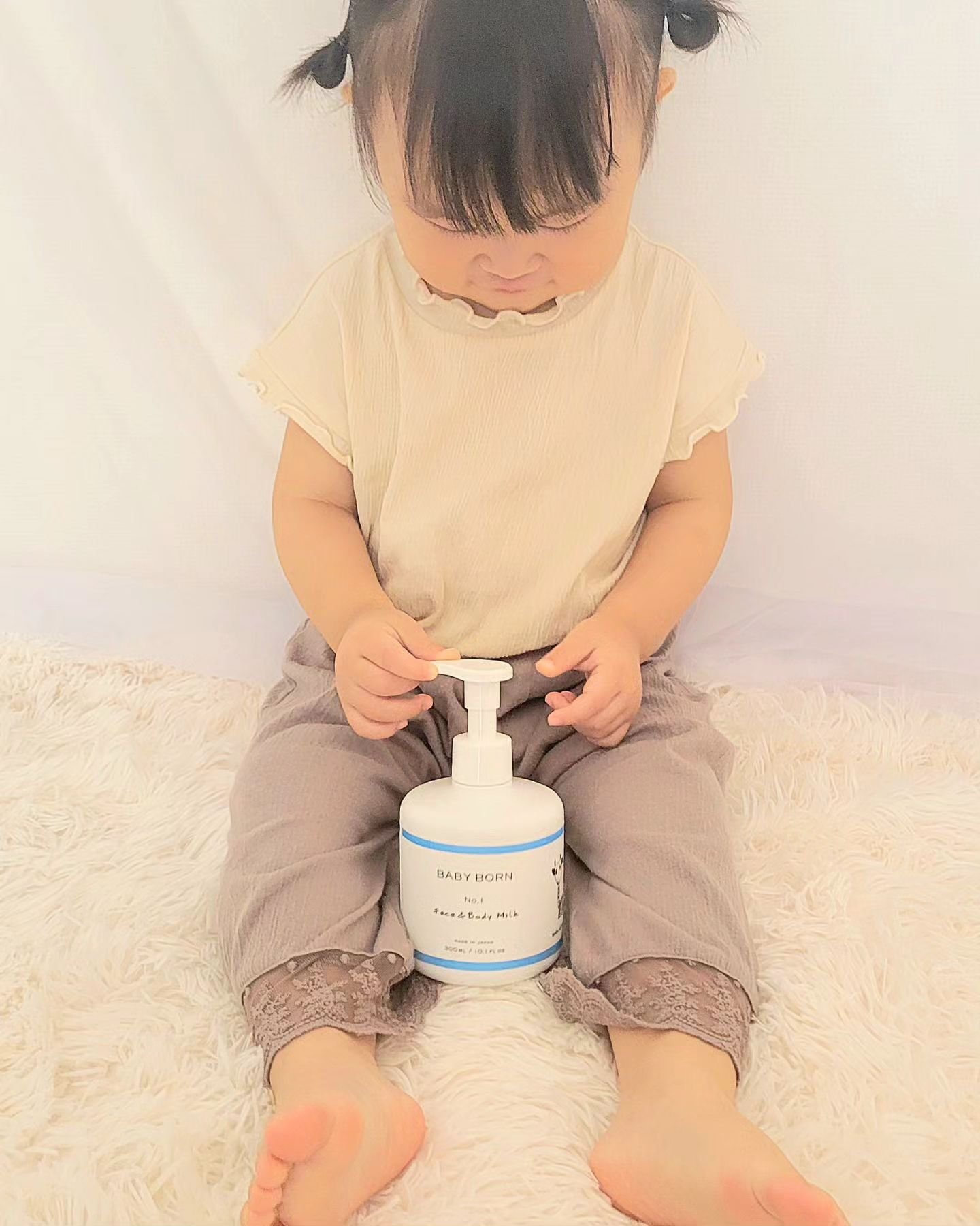 ベビーボーンフェイス&ボディミルク/BABY BORN/ボディミルクを使ったクチコミ（2枚目）