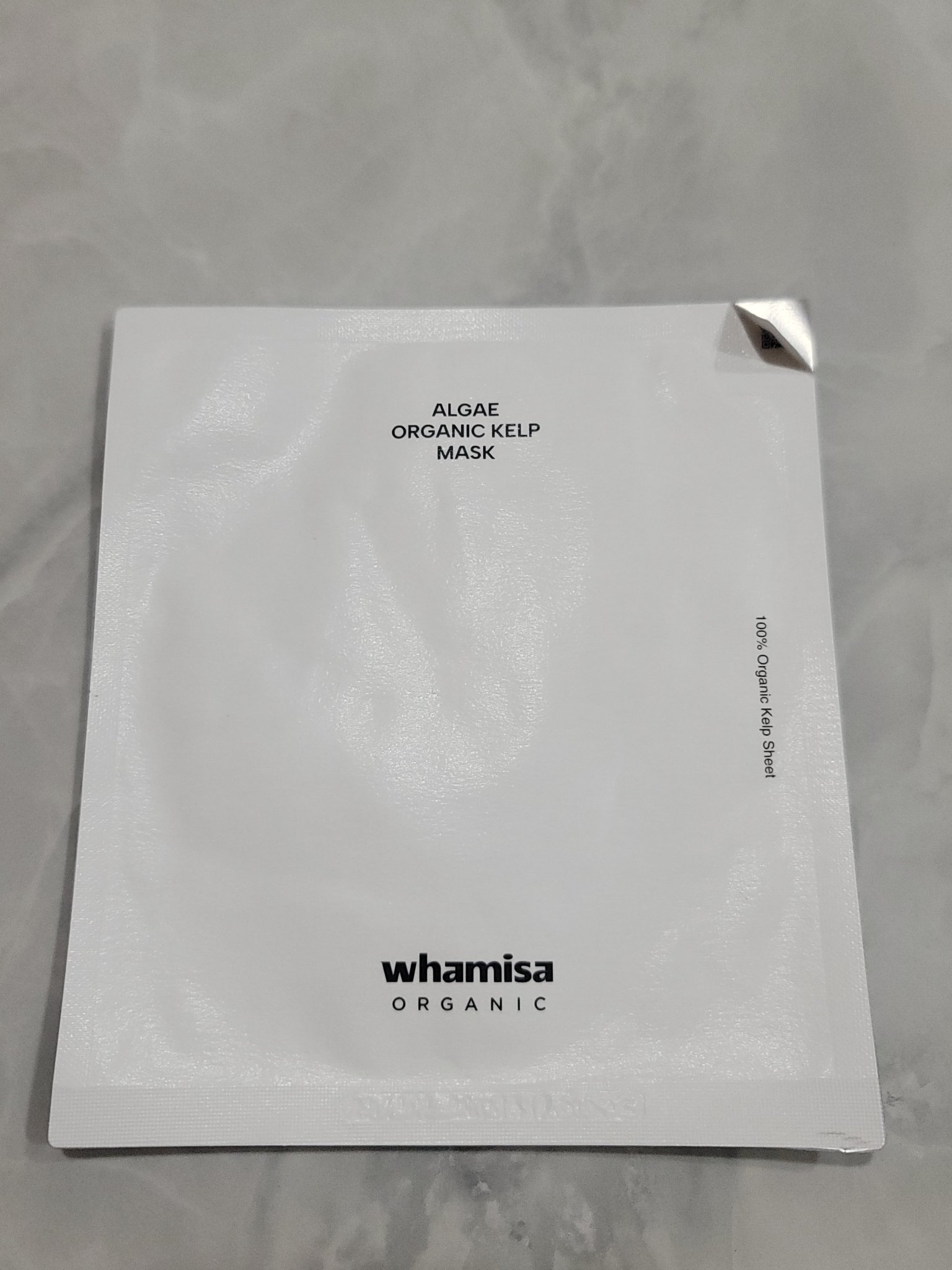アルゲオーガニックコンブマスクパック/WHAMISA/シートマスク・パックを使ったクチコミ（2枚目）