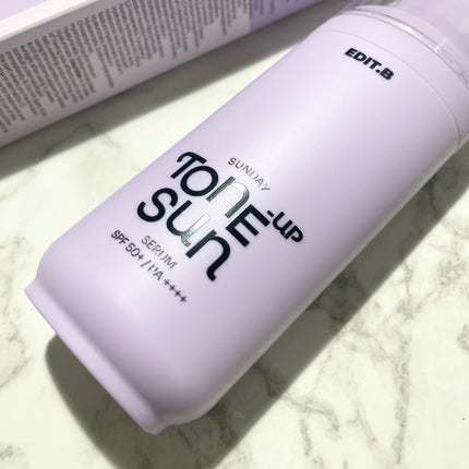 サンデートーンアップサンセラム/EDIT.B/美容液を使ったクチコミ(2枚目)