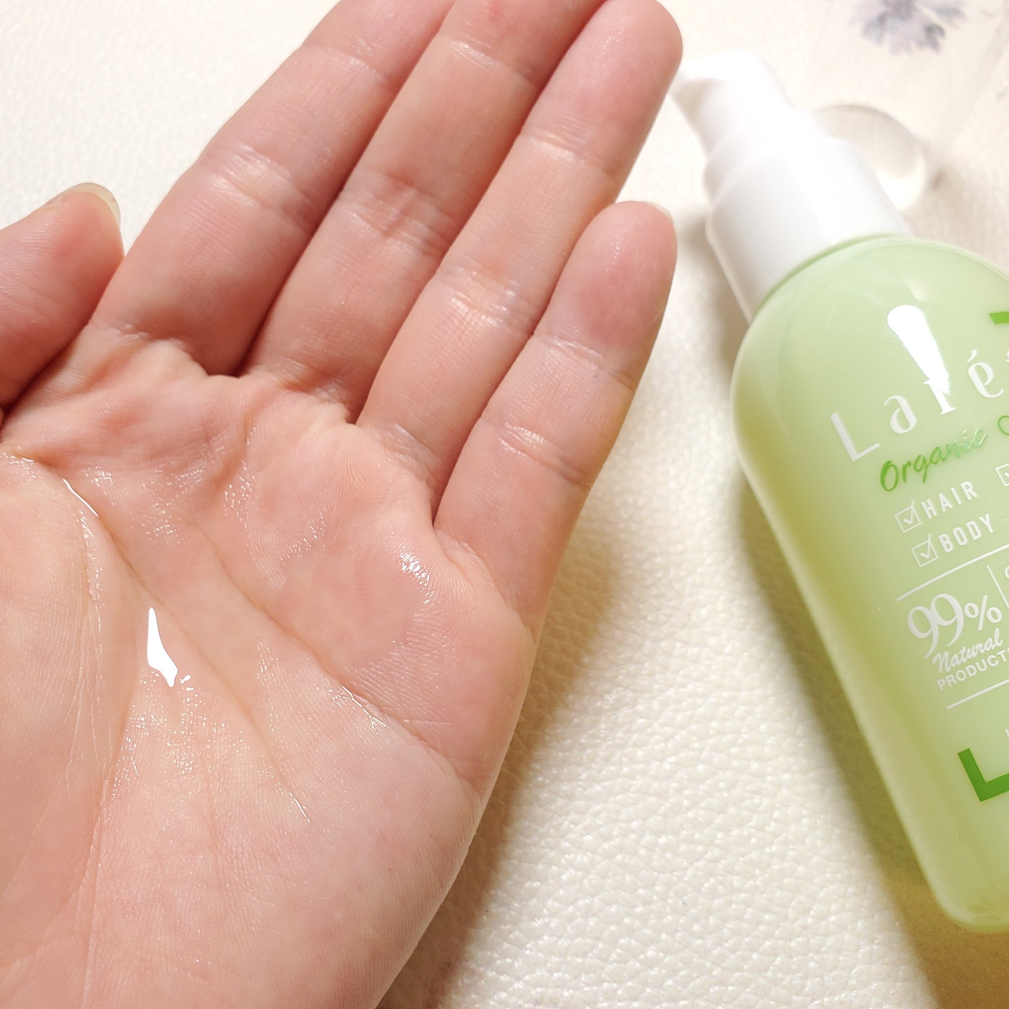 オーガニックバーム/Laret/ヘアバームを使ったクチコミ（3枚目）