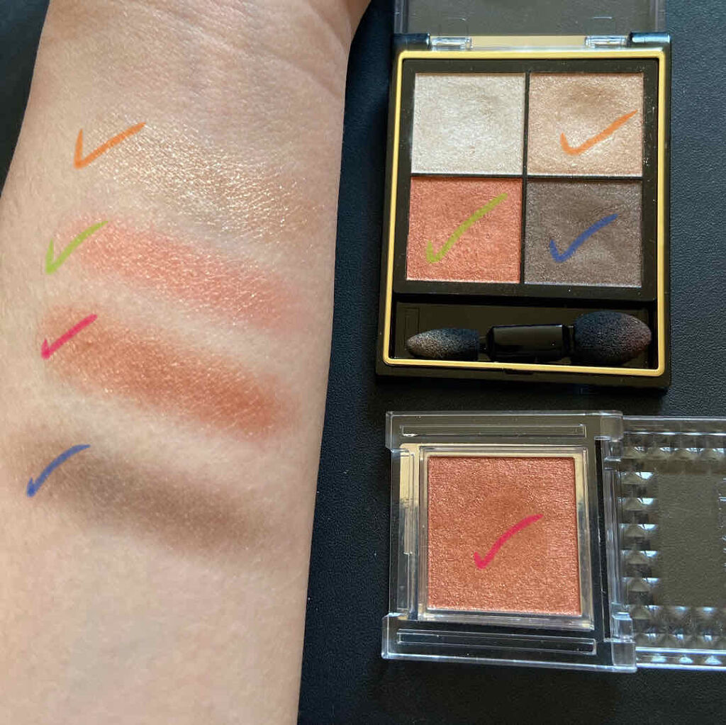 リアルクローズシャドウ/excel/アイシャドウパレットを使ったクチコミ（3枚目）