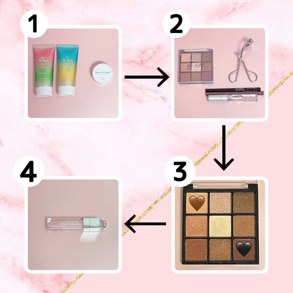 UR GLAM　BLOOMING EYE COLOR PALETTE/U R GLAM/アイシャドウパレットを使ったクチコミ（2枚目）