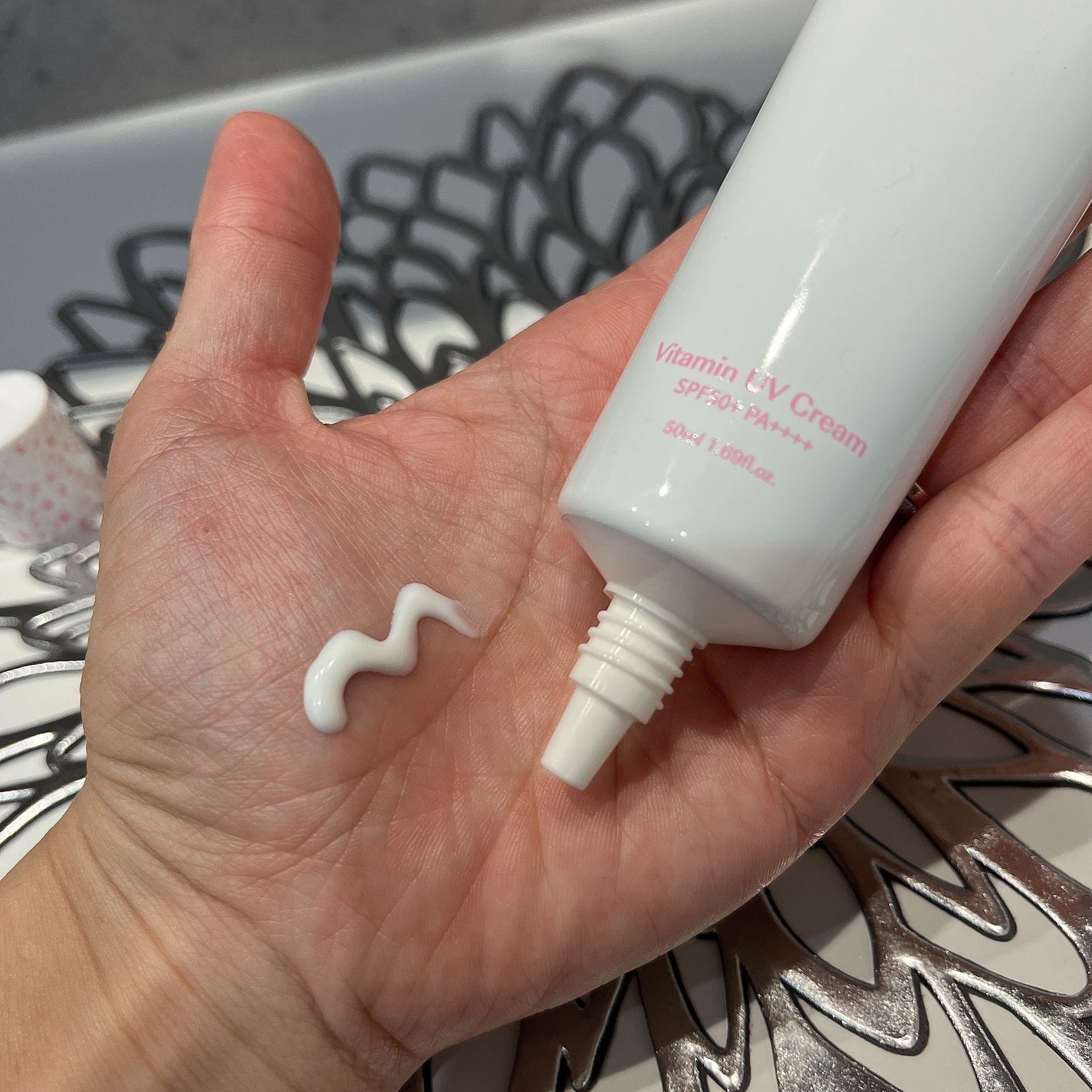 ビタミン UVクリーム/ASUNE /日焼け止めクリームを使ったクチコミ(2枚目)