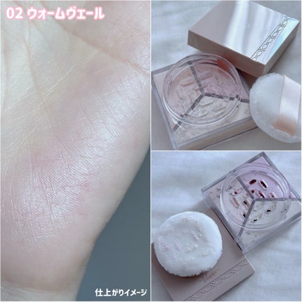 トリニタス グロウ パウダー/Visée/ルースパウダーを使ったクチコミ(7枚目)