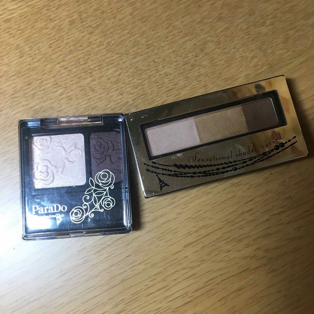 アイシャドウ デュオ/パラドゥ/アイシャドウパレットを使ったクチコミ（1枚目）