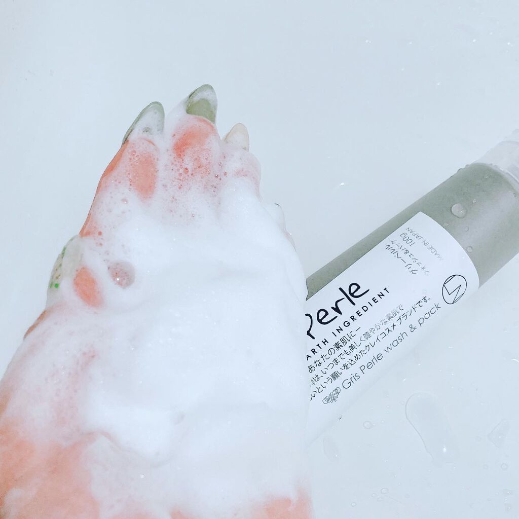 wash&pack/グリーペルル/洗顔フォームを使ったクチコミ(4枚目)