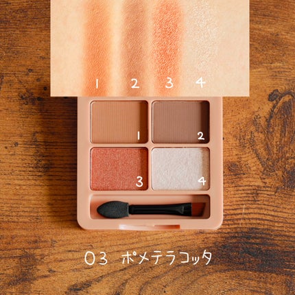 わんだふるアイカラー/KIREI FACTORY/アイシャドウパレットを使ったクチコミ(4枚目)