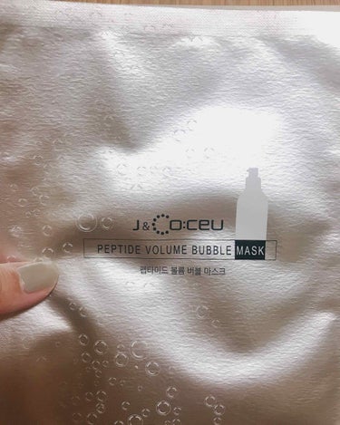 PEPTIDE VOLUME BUBBLE MASK/DR.PEPTI/シートマスク・パックを使ったクチコミ（1枚目）