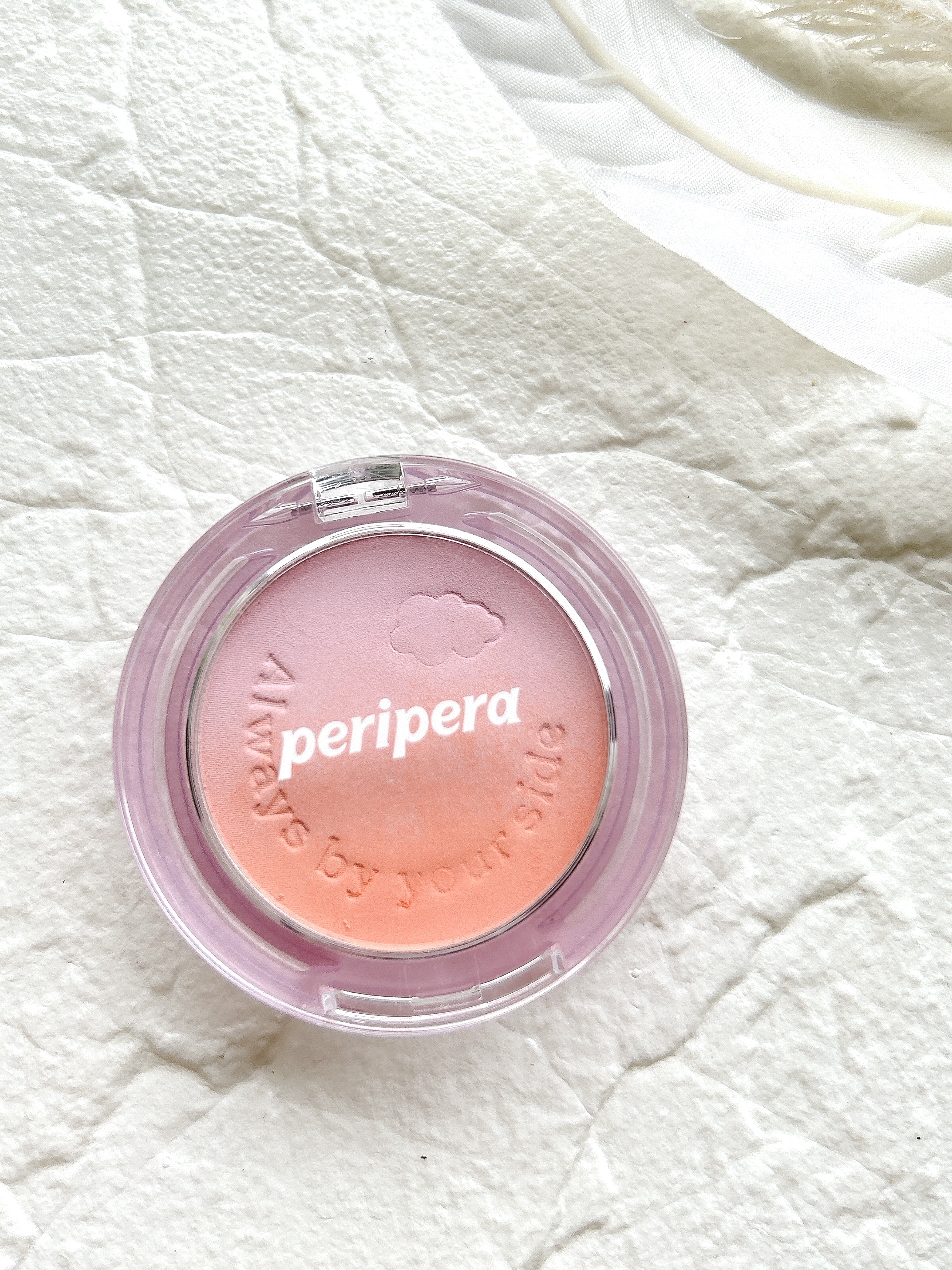 ピュア ブラッシュド カスタム チーク 02 FLUFFY PEACH/PERIPERA/パウダーチークを使ったクチコミ（3枚目）
