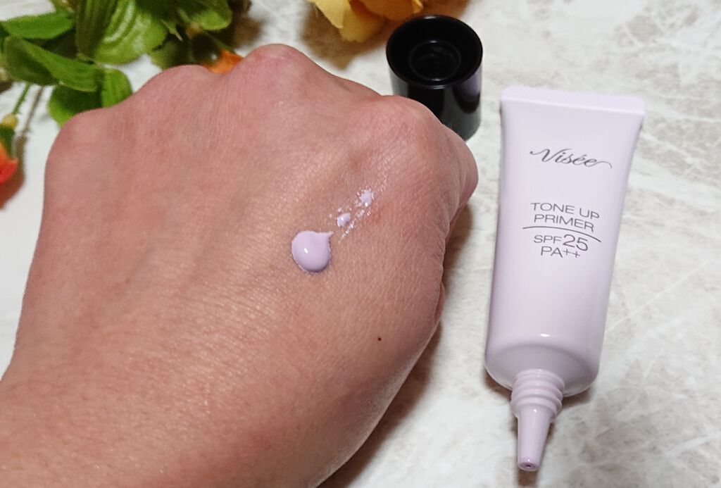 トーンアップ プライマー/Visée/化粧下地を使ったクチコミ（2枚目）