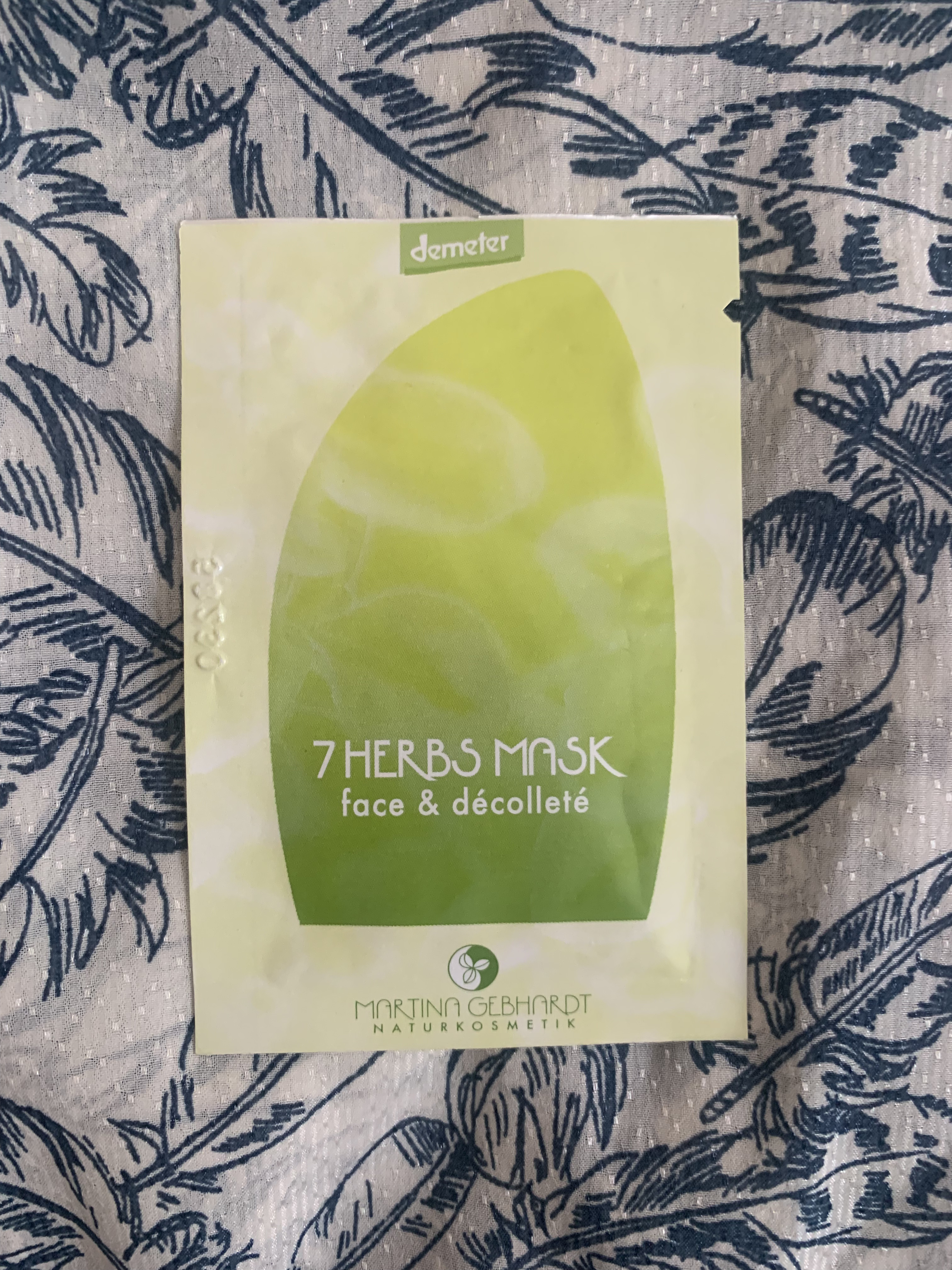 7ハーブマスク/マルティナ オーガニックスキンケア/洗い流すパック・マスクを使ったクチコミ（1枚目）