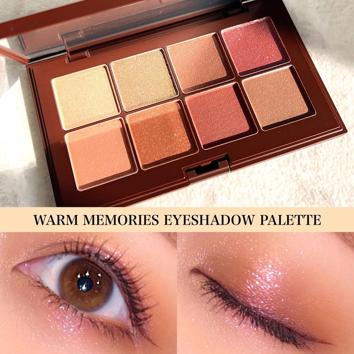 ウォーム メモリーズ アイシャドウパレット/RMK/アイシャドウパレットを使ったクチコミ(1枚目)