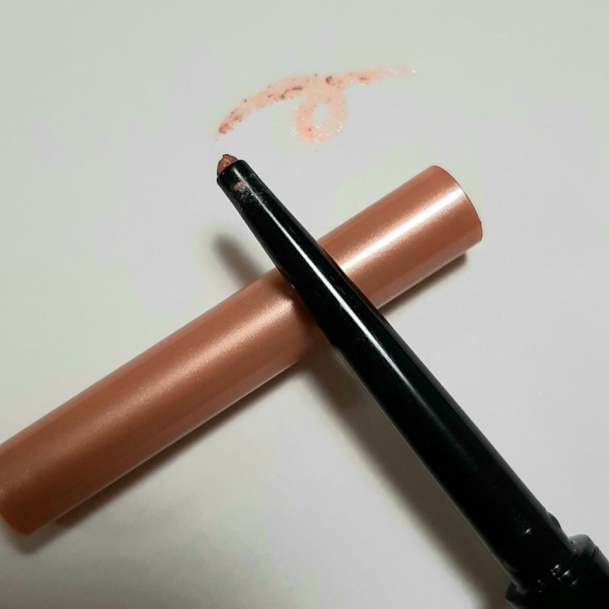 &be アンダーアイライナー ピンクパール/＆be/ジェルアイライナーを使ったクチコミ（2枚目）