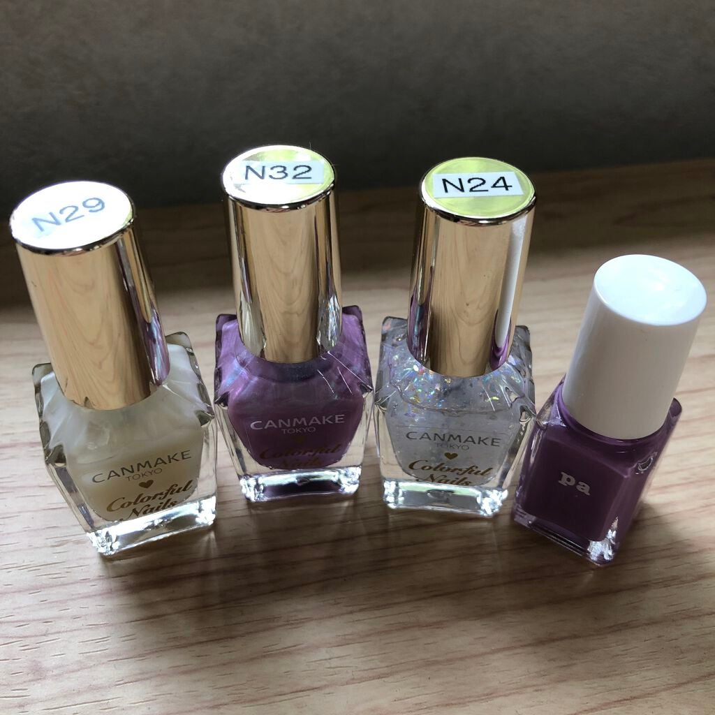 カラフルネイルズ/キャンメイク/マニキュアを使ったクチコミ(4枚目)