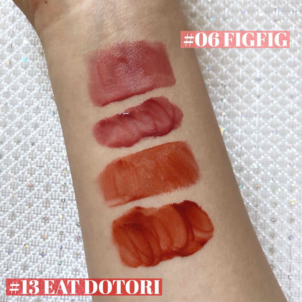 ジューシーラスティングティント/rom&nd/リップティントを使ったクチコミ（2枚目）