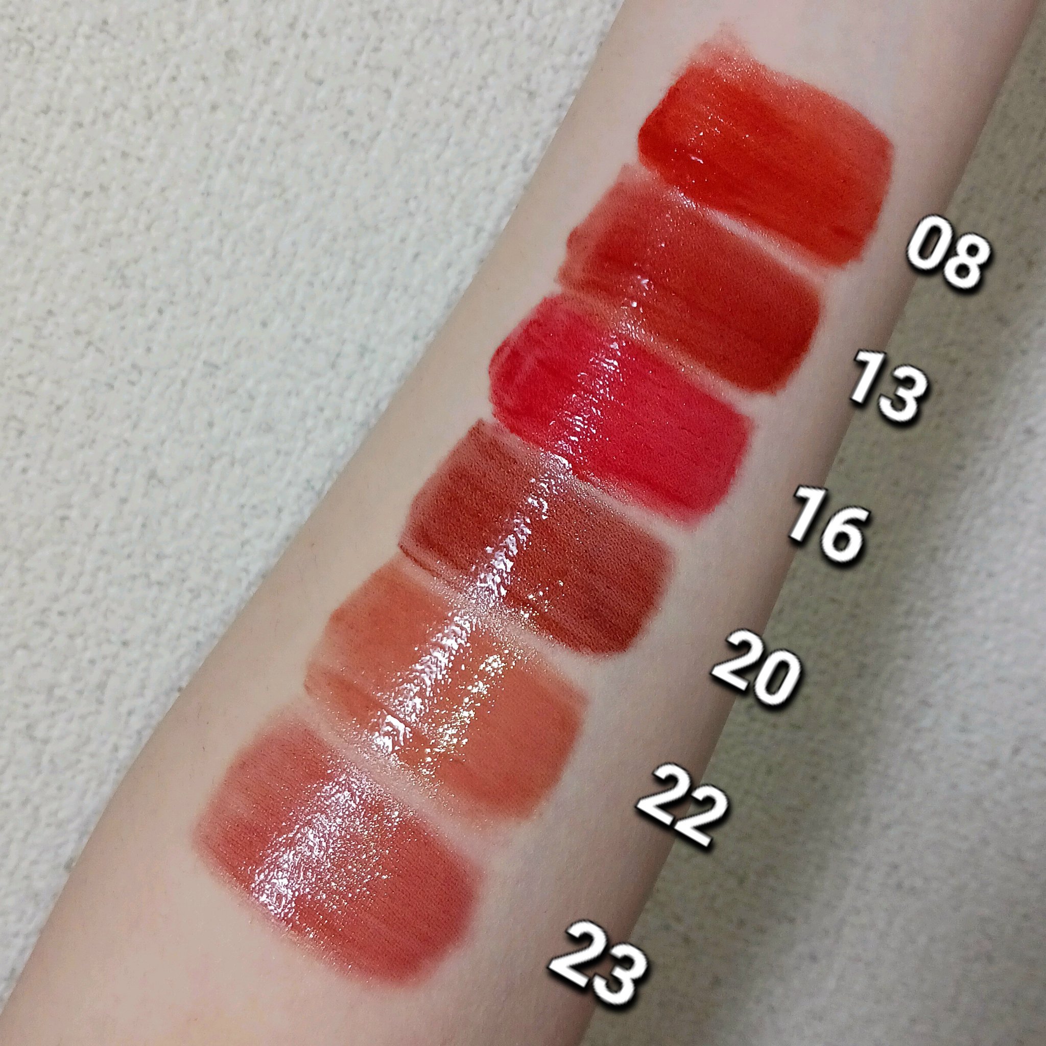 ジューシーラスティングティント/rom&nd/リップティントを使ったクチコミ（2枚目）