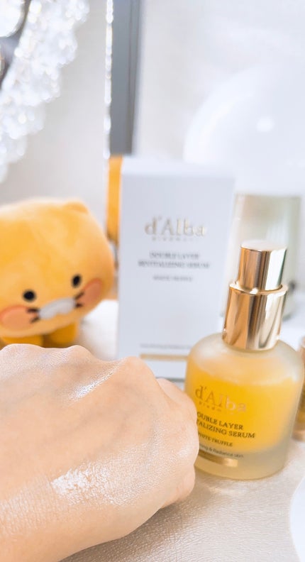 ホワイトトリュフダブルレイヤーリバイタライジングセラム/ダルバ/美容液を使ったクチコミ(5枚目)