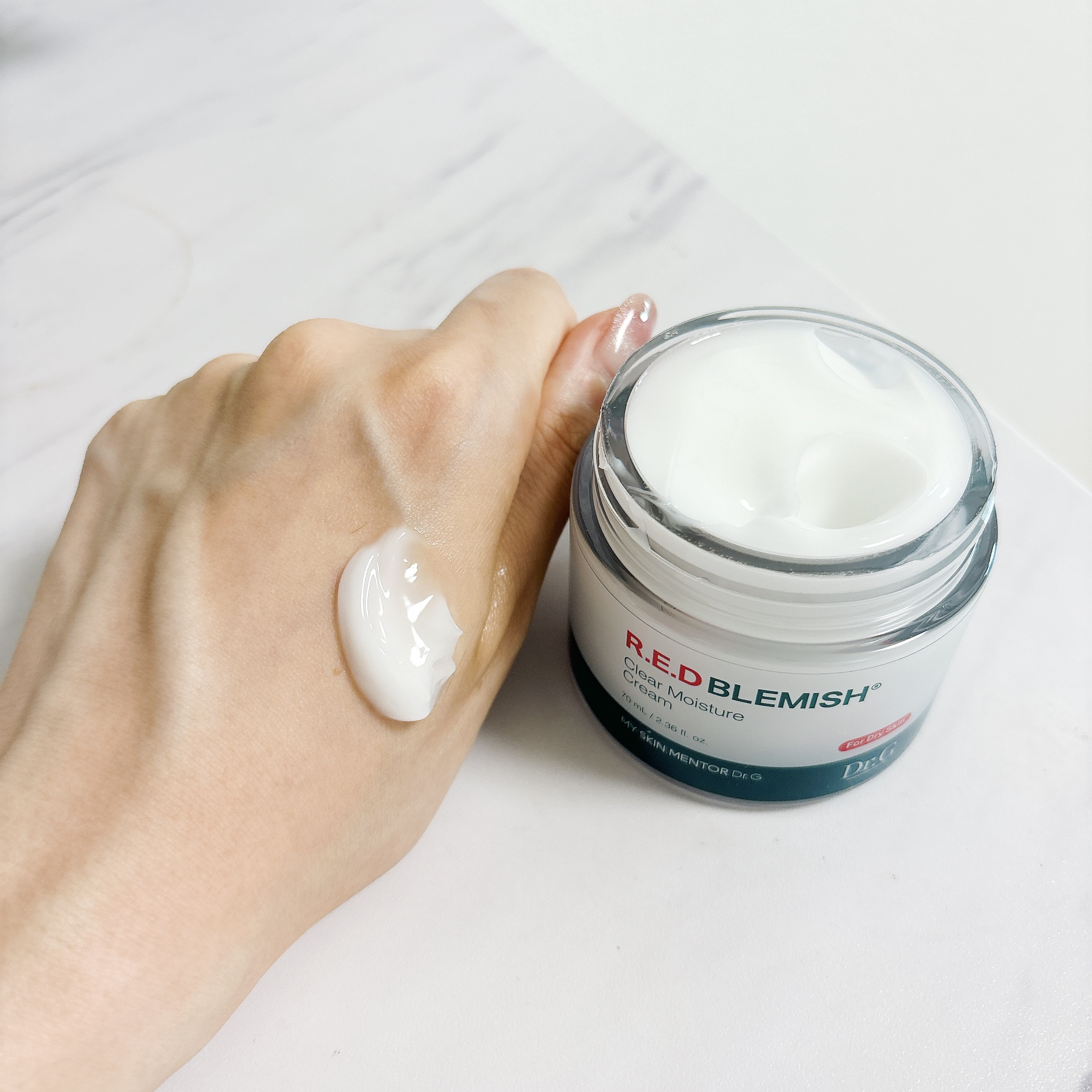 レッドブレミッシュ クリアモイスチャークリーム/Dr.G/フェイスクリームを使ったクチコミ（3枚目）