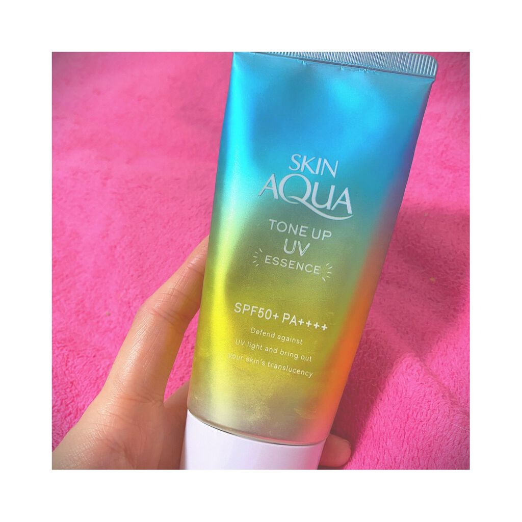 スキンアクア トーンアップUVエッセンス/スキンアクア/日焼け止めクリームを使ったクチコミ（1枚目）