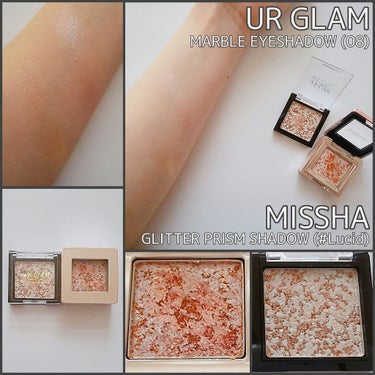 UR GLAM　MARBLE EYESHADOW/U R GLAM/シングルアイシャドウを使ったクチコミ（1枚目）