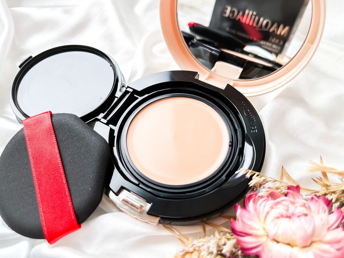 ドラマティッククッションジェリー/マキアージュ/クッションファンデーションを使ったクチコミ(1枚目)