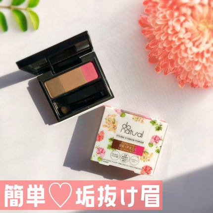 スタイリングアイブローパウダー/do natural/パウダーアイブロウを使ったクチコミ(1枚目)