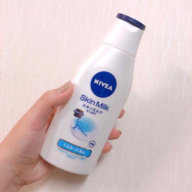 今回紹介するのは
ボディケア商品です✨

#Nivea のスキンミルク さっぱりです🧚🏻‍♂️

最近ほんとに暑くて
日中は汗でベトベト😰
そんな真夏のスキンケアにはこれ！
お風呂上がりの暑いときでも
