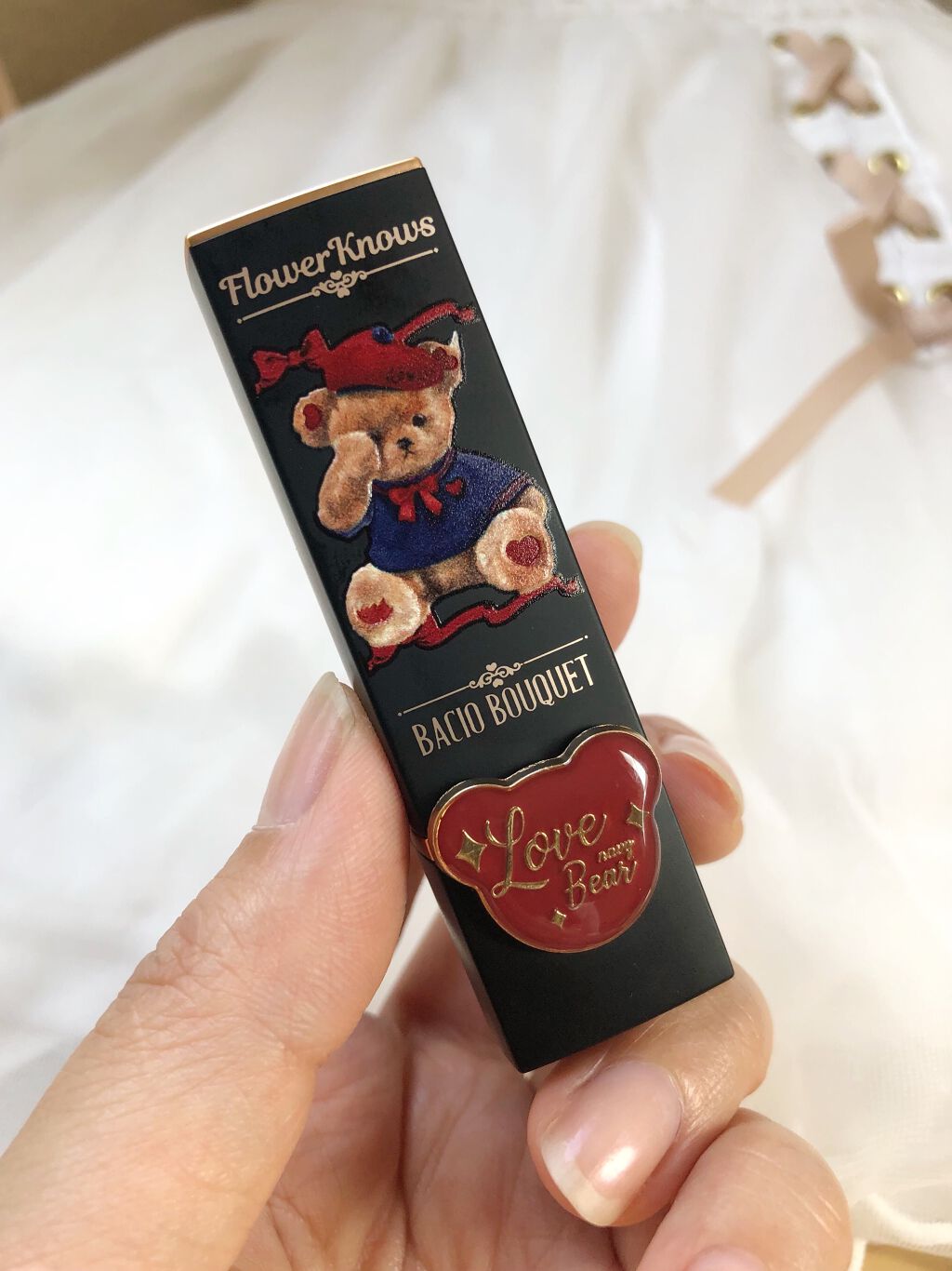 Love Bear マットリップスティック シルキーベア/FlowerKnows/口紅を使ったクチコミ（1枚目）