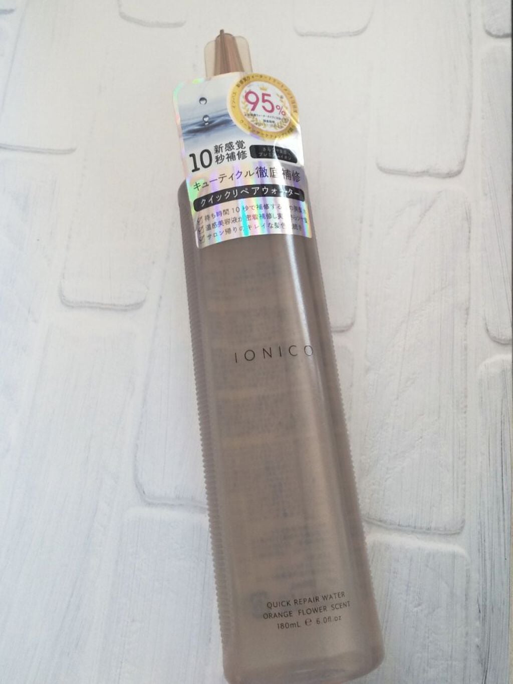 プレミアムイオン クイックリペアウォーター (毛髪美容補修水)/IONICO/洗い流すヘアトリートメントを使ったクチコミ(1枚目)