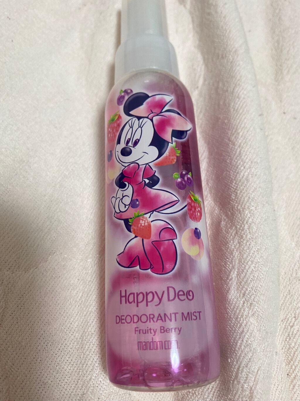 ハッピーデオ デオドラントミスト 花せっけん/マンダム/デオドラント・制汗剤を使ったクチコミ(1枚目)