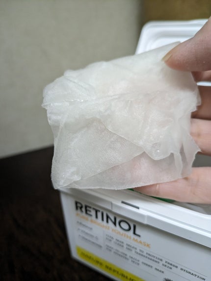 キューブマスク レチノール/ネイチャーリパブリック/シートマスク・パックを使ったクチコミ(4枚目)