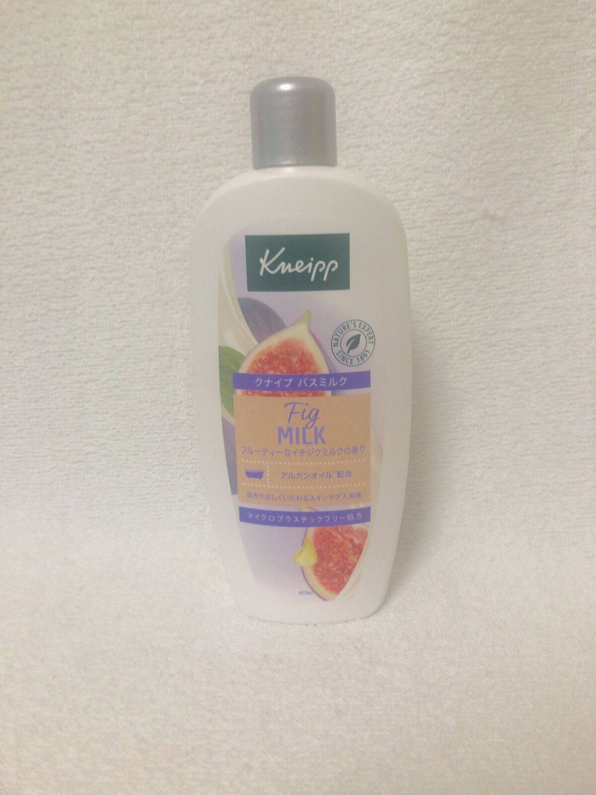 バスミルク イチジクミルクの香り 480ml/クナイプ/保湿系入浴剤を使ったクチコミ（2枚目）