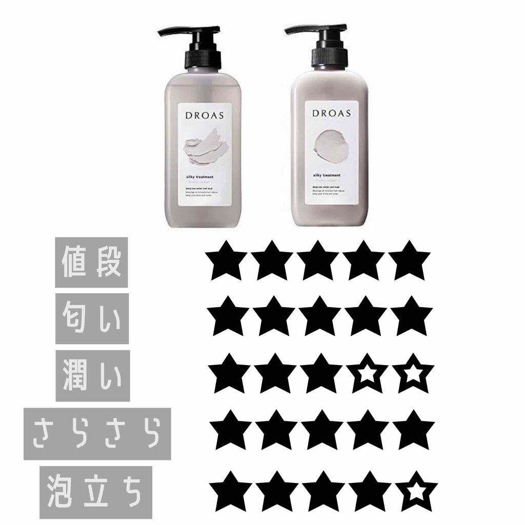 シルキーシャンプー／トリートメント/DROAS/市販シャンプーを使ったクチコミ（2枚目）