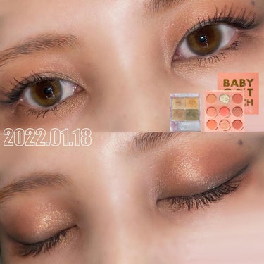 Eye Palette-Baby Got Peach /ColourPop/パウダーアイシャドウを使ったクチコミ（1枚目）