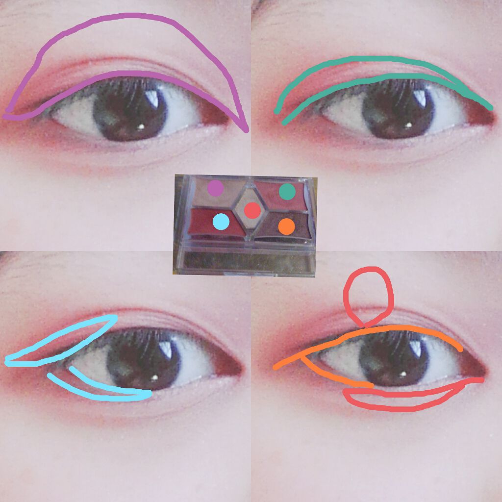 【旧品】パーフェクトスタイリストアイズ/キャンメイク/アイシャドウパレットを使ったクチコミ(3枚目)