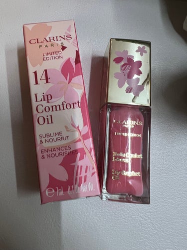 コンフォート リップオイル  14 サクラ(限定)/CLARINS/リップグロスを使ったクチコミ（2枚目）