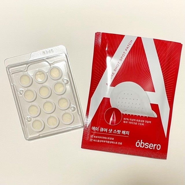 エーキュアショットスポットパッチ/obsero/にきびパッチを使ったクチコミ(3枚目)