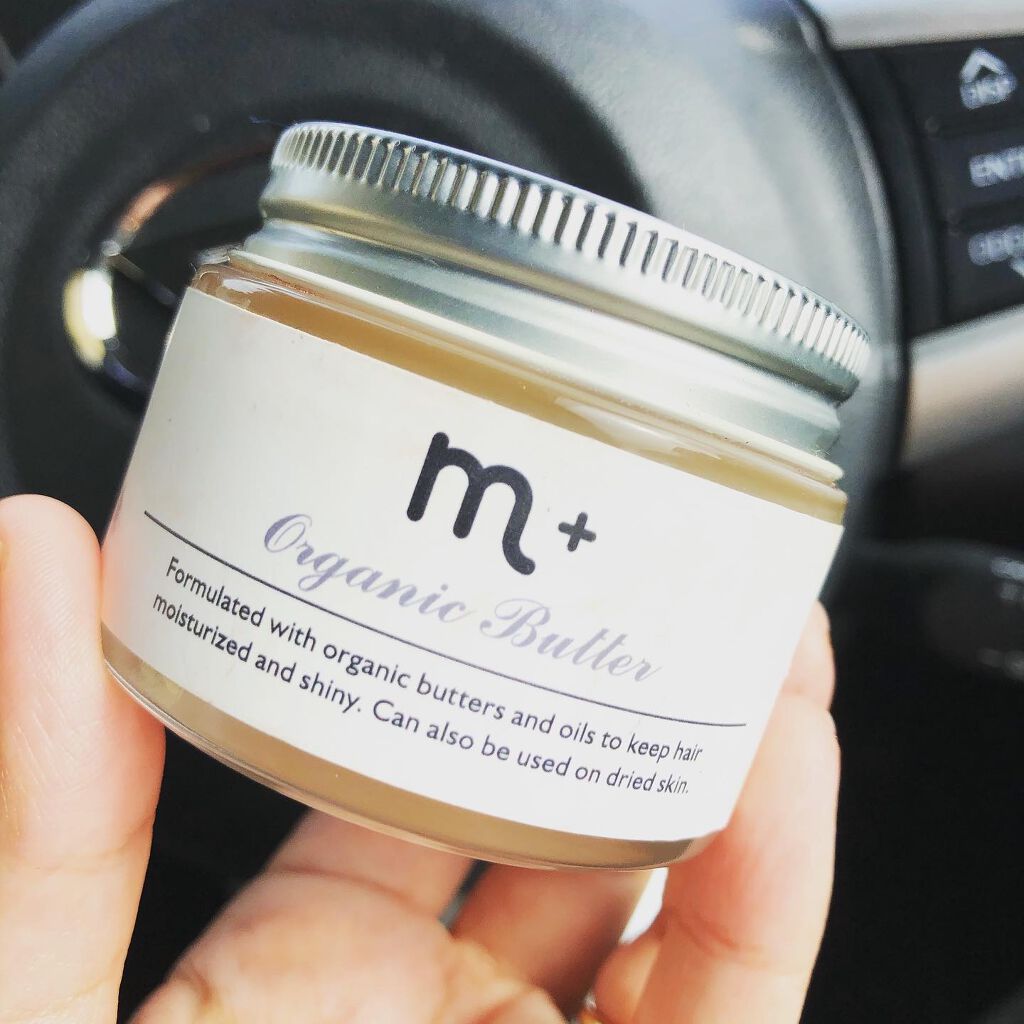 エムプラスオーガニックバター/クロバーコーポレーション/ヘアバームを使ったクチコミ(1枚目)