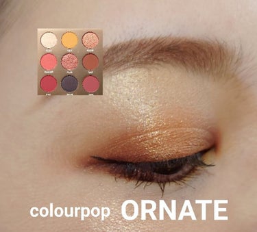 colourpop  ORNATE/ColourPop/アイシャドウパレットを使ったクチコミ（1枚目）