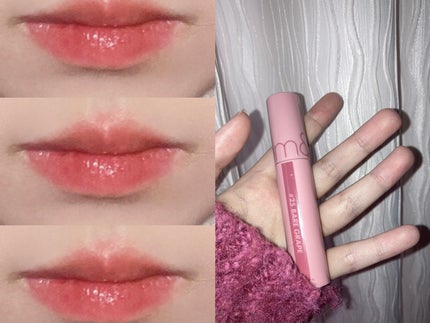 ジューシーラスティングティント/rom&nd/リップティントを使ったクチコミ(1枚目)