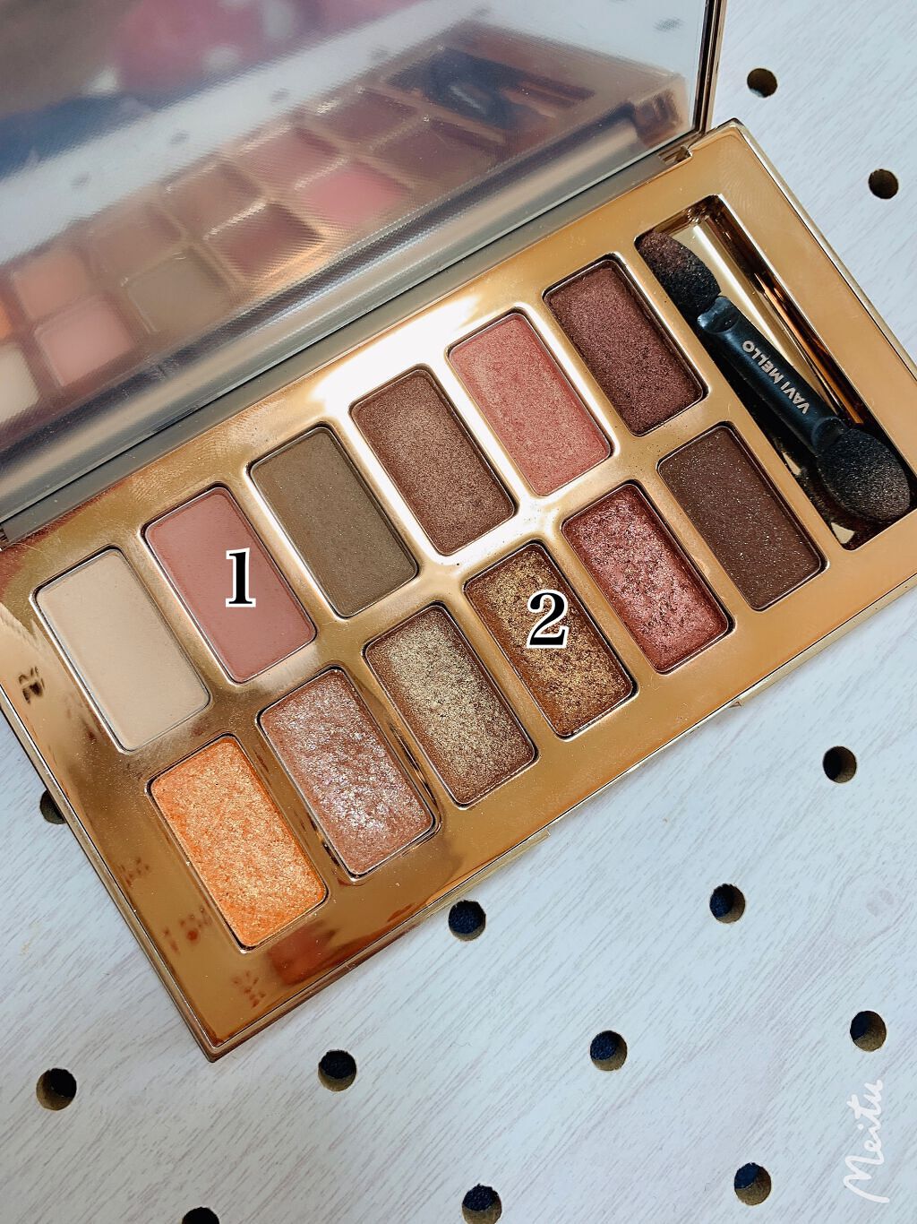 バレンタインボックス/VAVI MELLO/アイシャドウパレットを使ったクチコミ（2枚目）