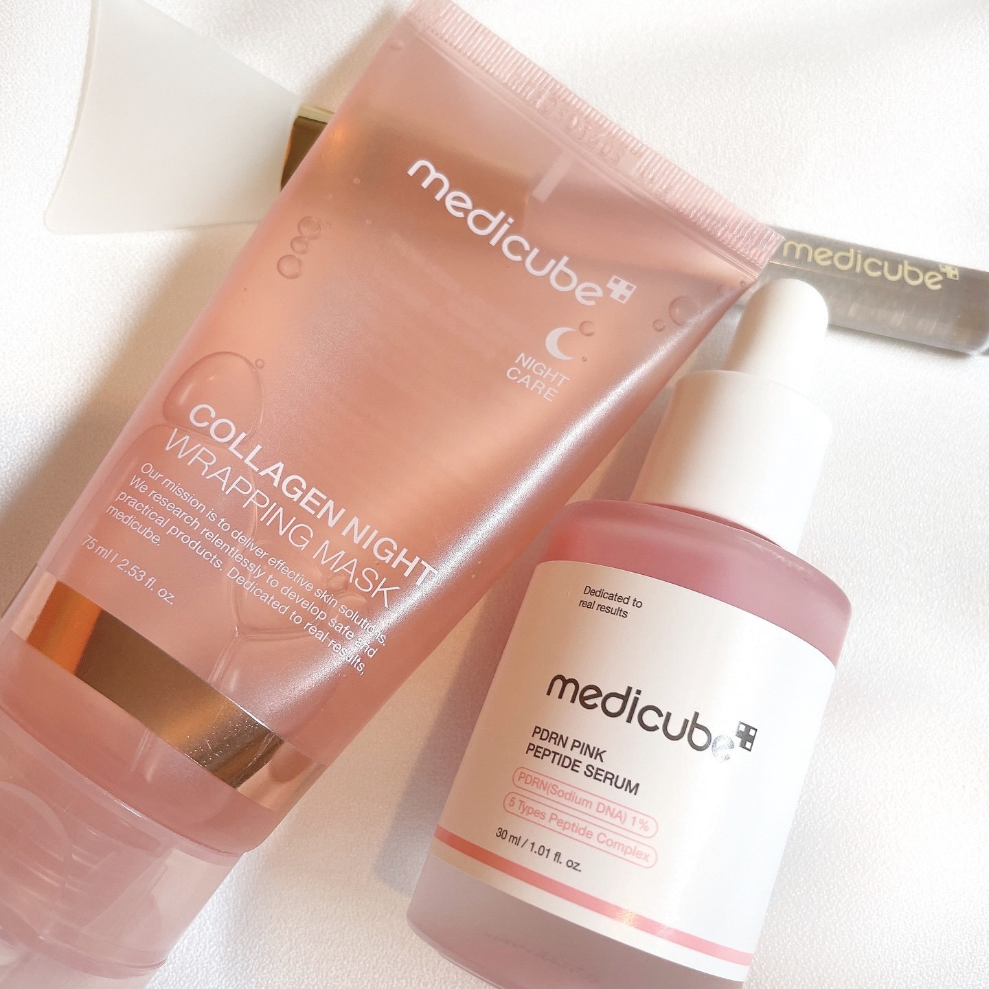 コラーゲンナイトラッピングマスク/MEDICUBE/洗い流すパック・マスクを使ったクチコミ（2枚目）