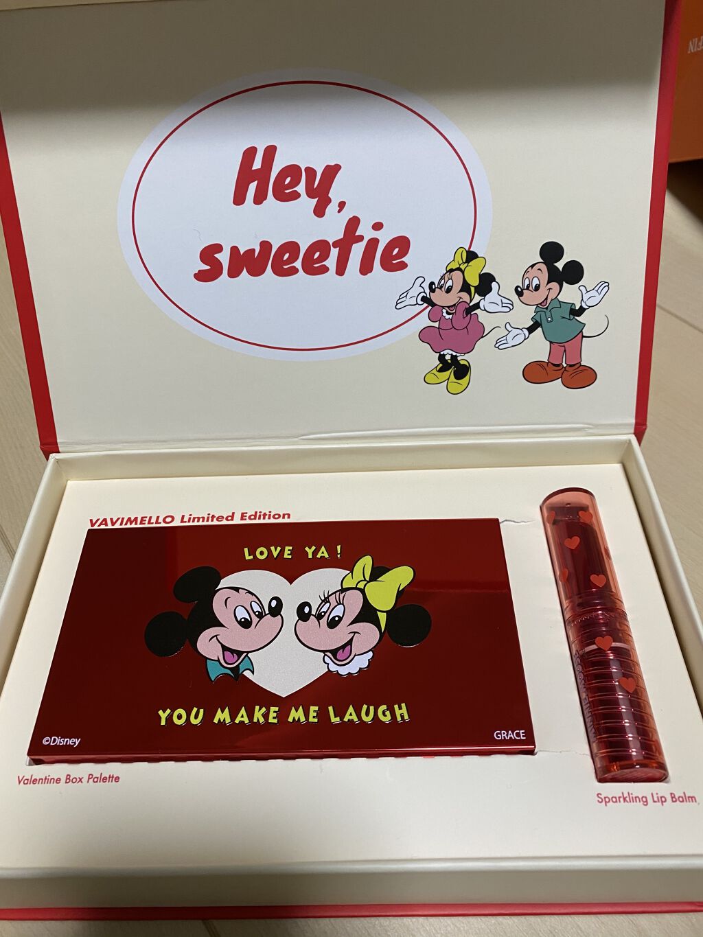 バレンタインボックス3ローズモーメント/VAVI MELLO/アイシャドウパレットを使ったクチコミ（1枚目）