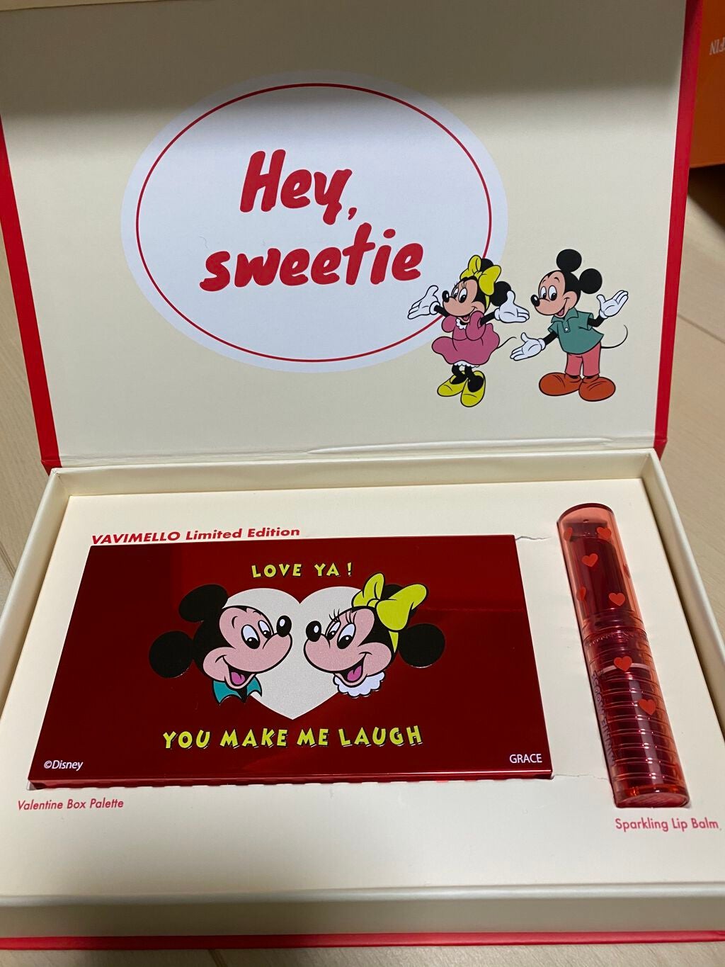 バレンタインボックス3ローズモーメント/VAVI MELLO/アイシャドウパレットを使ったクチコミ(1枚目)